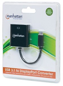 Manhattan 152020 Easily Connect A Usb Type-c Source With A Displayport