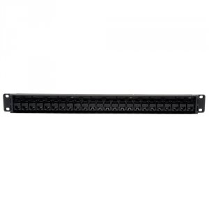 Tripp N254-024-OF 24-port 1u Rack-mount Cat5e6 Offset Feed-through Pat