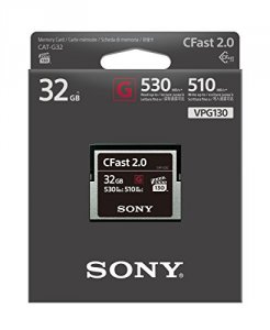 Sony CAT-G32 Memory Card, Cfast G Series, Cat-g32 32gb, 525mbs