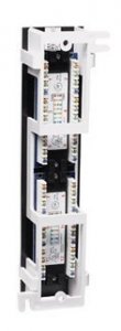 Intellinet 162470 (tm)  Cat-5e Utp Wall-mount Patch Panel, 12 Port