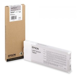 Original Epson T606700 220 Ml Light Black Ultrachrome Ink Cartridge