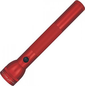 Maglite S3D036 Heavy-duty Incandescent 3-cell D Flashlight, Red