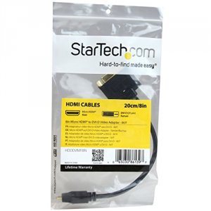 Startech 1C4779 .com Micro Hdmi To Dvi Adapter, Micro Hdmi To Dvi Conv