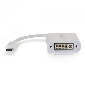 C2g 29484 Usb-c To Dvi-d Video Adapter Converter - White