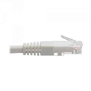 Tripp N200-100-WH 100 Ft Cat6 Gigabit Molded Patch Cable, White