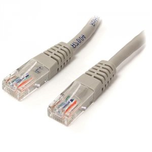 Startech M45PATCH15GR 15 Ft Gray Molded Cat5e Utp Patch Cable - Catego