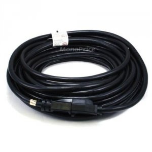 Monoprice 5305 50ft 12awg Power Extension Cord Cable For Indoor And Ou