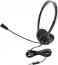 Califone 3065AVT Lightweight Stereo Headset W-mic 3.5mm - Stereo - Bla