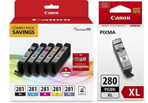 Original Canon 2091C006 Cli 281 Bk Cmy Pb 5x5 Combo