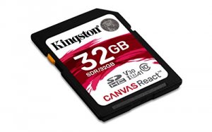 Kingston SDR/32GB 32gb Sdhc Canvas React 100r70w