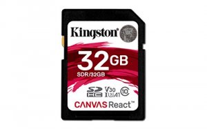 Kingston SDR/32GB 32gb Sdhc Canvas React 100r70w