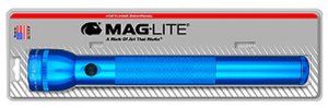 Maglite S4D116 4 Cell D  Flashlight Blue-blister Pack