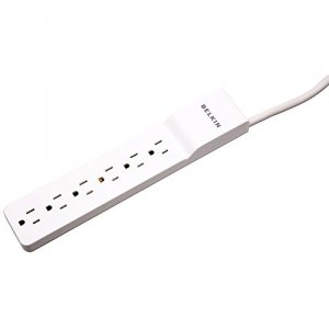 Belkin RA2184 6-outlet Home And Office Surge Protector (2.5ft Cord) Bk