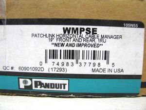 Panduit WMPSE Patchlink Horizontal Cable Manager