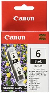 Original Canon 4705A003 Bci-6 Ink Tank - Black - 280 Pages , 5% Covera