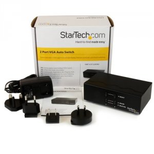 Startech CN1866 Switch Between 2 Vga Signals On A Single Display, Feat