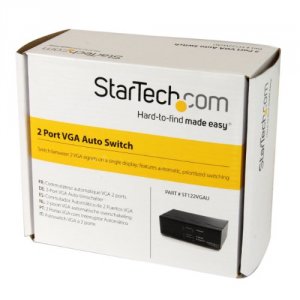 Startech CN1866 Switch Between 2 Vga Signals On A Single Display, Feat