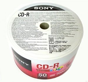 Sony 50CDQ80FB/T2WW Disc, Cd-r 80 Min, 700mb, Branded, 48x 50pk, Retai