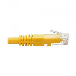 Tripp N200-050-YW Cat6 Gigabit Molded Patch Cable (rj45 Mm), Yellow, 5