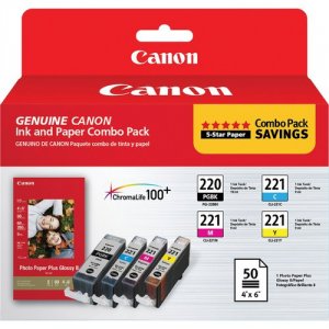 Original Canon 2945B011 Pg-220cl-221 With Photo Paper 50 Sheet - For M