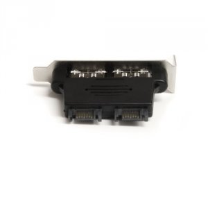 Startech KZ9045 .com 2 Port Low Profile Sata To Esata Plate Adapter - 