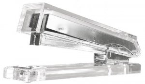 Kantek AD80 Clear Acrylic Stapler - 210 Staple Capacity - Full Strip