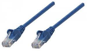 Intellinet 319829 14 Ft Blue Cat5e Snagless Patch Cable