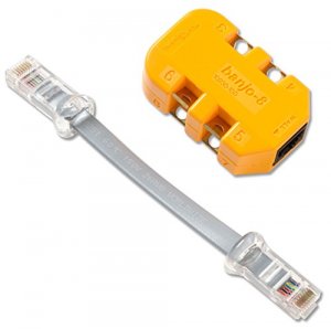 Fluke N90776 8-wire In-line Modular Adapter With K-plug - Rj-11 Male