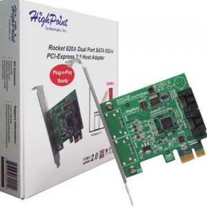 Highpoint ROCKET 620A Sata Rocket 620a 6gb S Ahci Pcie2.0x1 Retail