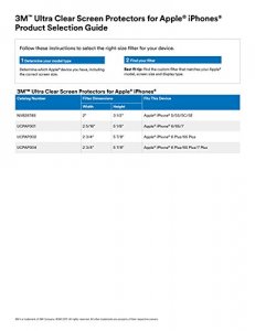 3m UCPAP001 Iphone 66s Ultra Clear