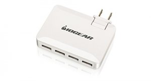 Iogear GPAW4U4 Gearpower Quadsmart Usb 4.2a Wall Charger