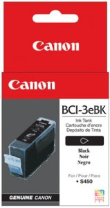 Original Canon 4479A003 Bci-3ebk - Ink Tank - Black - 420 Pages , 5% C