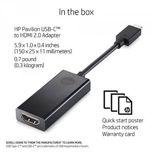 Hp 2PC54AA#ABL Hp Pavilion Usb-c To Hdmi 2.0 Adapter