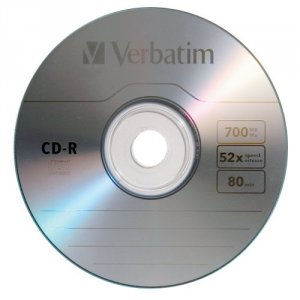 Verbatim 94523 (r)  700mb 80-minute 52x Datalifeplus(r) Cd-rs, Branded