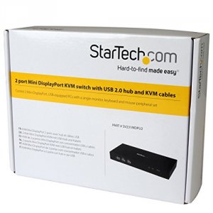 Startech SV231MDPU2 Kvm  2 Port Mini-displayport Kvm Switch Usb 2.0 4k