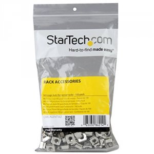 Startech CABCAGENTS62 M6 Cage Nuts - 100 Pack - M6 Mounting Cage Nuts 