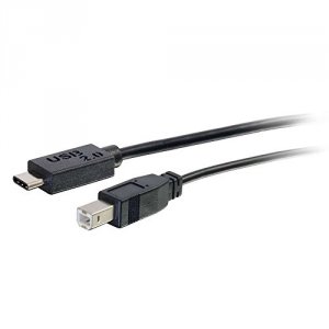 C2g 28861 12ft Usb 2.0 Usb-c To Usb-b Cable Mm - Black