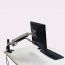 Amer AMR1APL Long Single Articulating Monitor Arm With Grommet Mount.