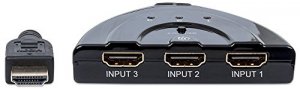 Manhattan 207423 Hdmi 1.3, 3-port Hdmi Switch With Integrated Cable. E