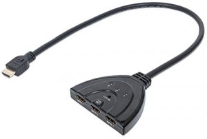 Manhattan 207423 Hdmi 1.3, 3-port Hdmi Switch With Integrated Cable. E