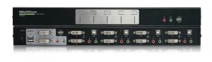 Iogear GCS1644 4 Port Dual View Dual Link Dvi Kvm Switch With Audio, U