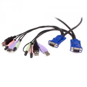 Startech U77377 .com 2 Port Usb Vga Cable Kvm Switch With Audio - 2 X 