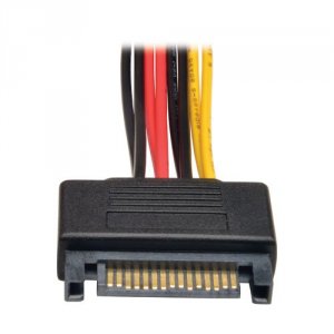 Tripp P947-06N-2P15 15-pin Serial Ata Sata Power Y Splitter Cable Adap