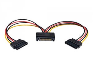 Tripp P947-06N-2P15 15-pin Serial Ata Sata Power Y Splitter Cable Adap