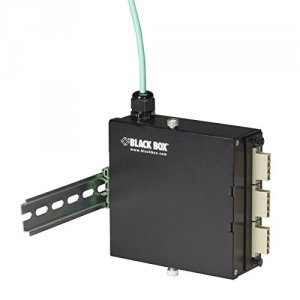 Black JPM398A Din Rail Fiber Enclosure