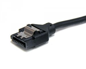 Startech LSATARND12 12in Latching Round Sata Cable