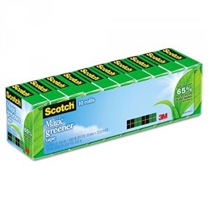 3m 812-10P Scotch 34w Magic Greener Tape Rolls - 25 Yd Length X 0.75 W