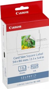 Canon 7429B001 Card Size Sticker Kc-18is