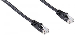 Comprehensive CAT6-50BLK 50ft Cat6 Black Snagless Patch