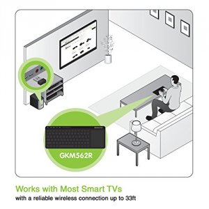 Iogear GKM562R Wireless Keyboard Wtouch Pad